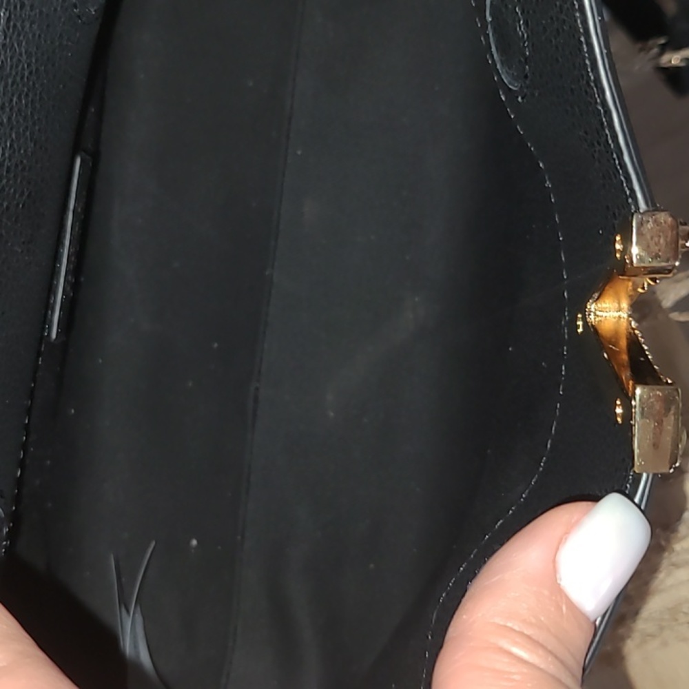VERSACE VIRTUS LEATHER SHOULDER BAG - Picture 9 of 16